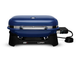 Lumin Electric Grill - Deep Ocean Blue.