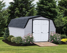 Mini Barn Vinyl Shed.