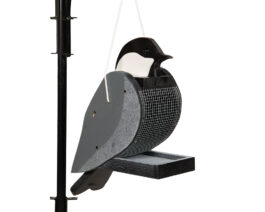 Chickadee Wood Bird Feeder.