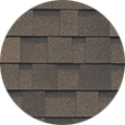 IKO Dynasty Shadow Brown Shingles.