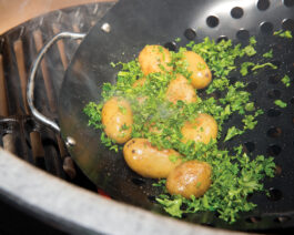 Big Green Egg Perforated Grill Wok | Green Acres Outdoor Living