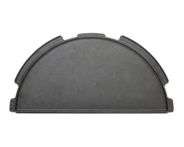 Half Moon Cast Iron Plancha Griddle for XL & 2XL Eggs.