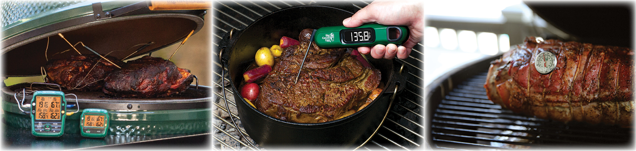 Big Green Egg Thermometers Banner.