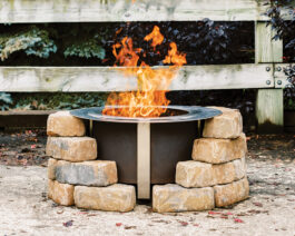 Breeo Smokeless Fire Pit Insert Bundle Inside.