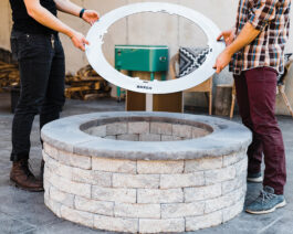 Breeo Smokeless Fire Pit Insert Ring Installation.