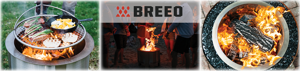 Breeo smokeless fire pits.