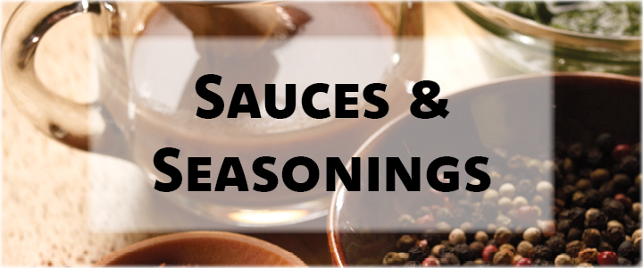 Sauces & Seasonings Mobile Banner.