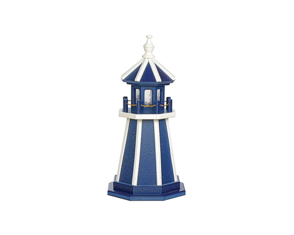 2 FT Standard Patriot Blue and White Lighthouse.
