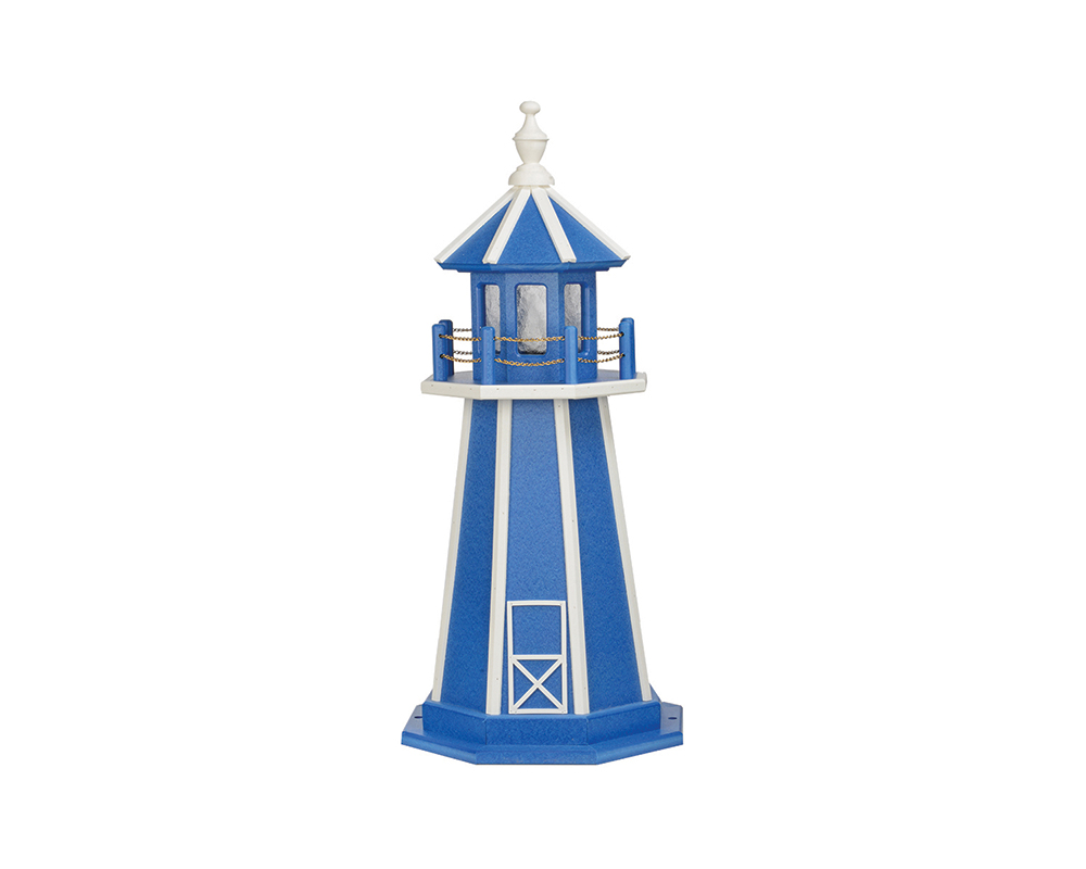 3 FT Standard Bright Blue with White Lighthouse.