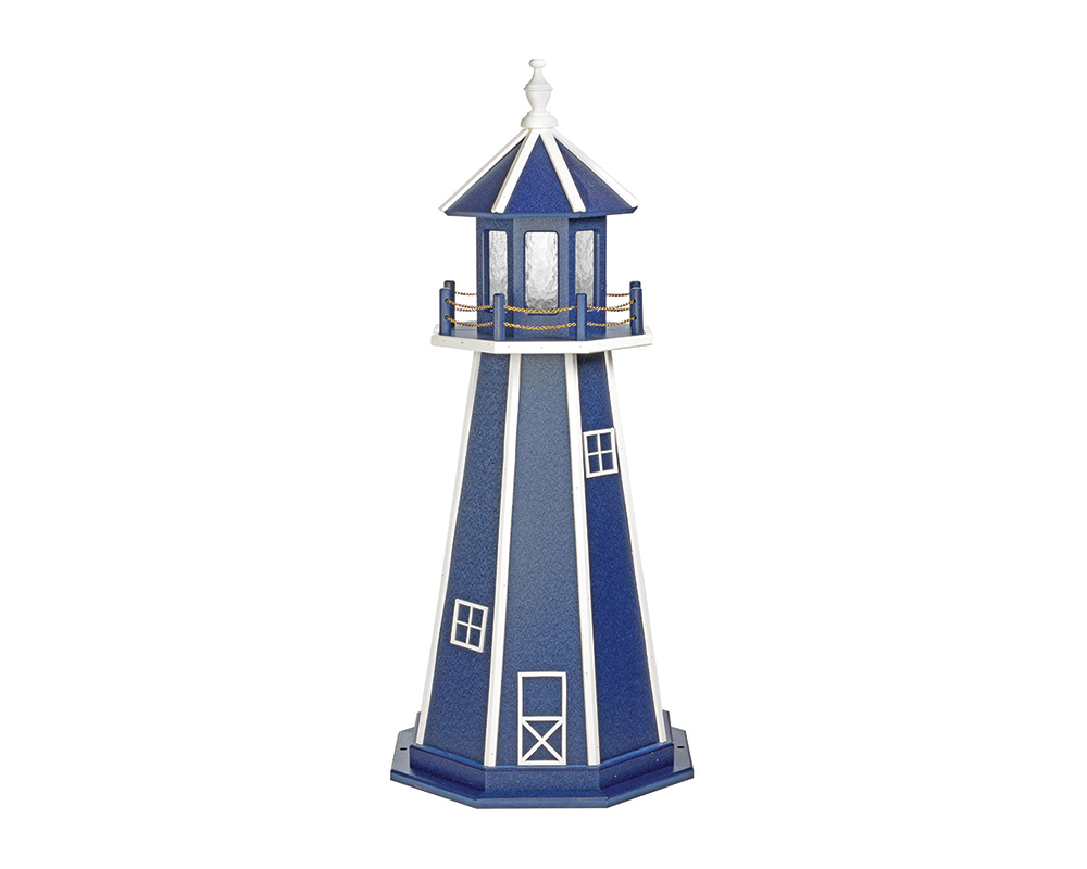 4 FT Standard Patriot Blue and White Lighthouse.