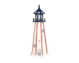 5 FT Standard Lighthouse Patriotic Style.
