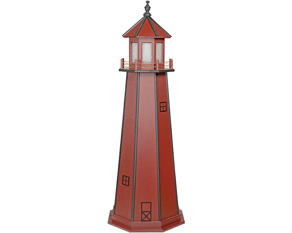 6 FT Standard Cherrywood and Black Lighthouse.