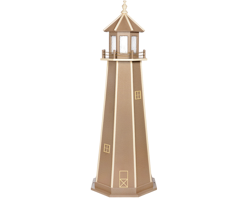 6 FT Standard Weatherwood and Ivory Lighthouse.