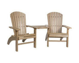 Fanback Adirondack Deluxe Settee.