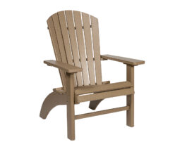 Deluxe Fanback Chair weatherwood.