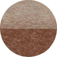 Poly Color Sample Birchwood on Tudor Brown.