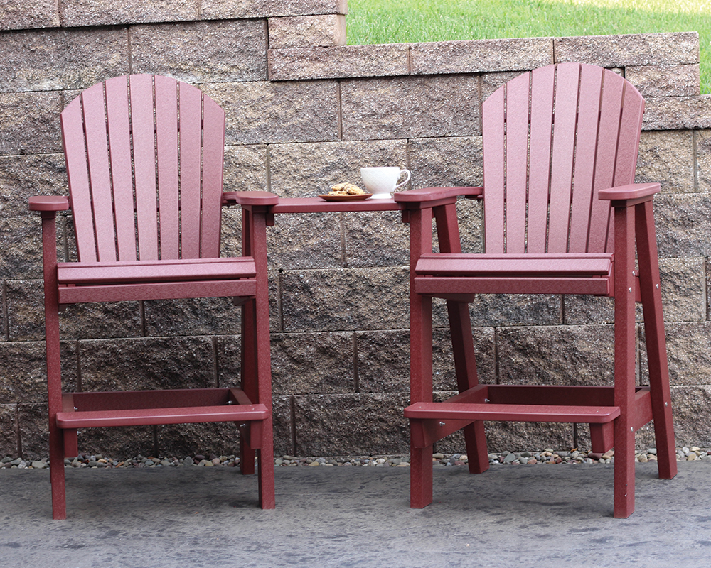 Fanback Bar Settee.