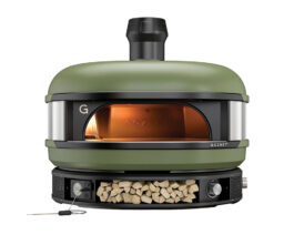 Gozney Dome Pizza Oven in Olive Green.