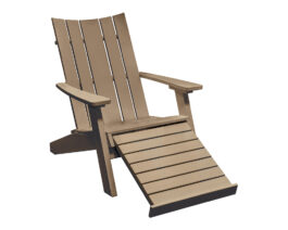 EC Woods Liberty Adirondack Chair w/ Pullout Footrest.
