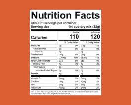 New York Pizza Dough Nutrition Facts.
