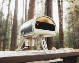 Gozney Roccbox Pizza Oven Lifestyle in Gray.
