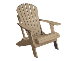 EC Woods Saranac Traditional Folding Adirondack Chair.