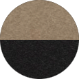 Poly Color Sample Sand on Black.