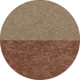 Poly Color Sample Sand on Tudor Brown.
