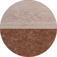 Poly Color Sample Seashell on Tudor Brown.