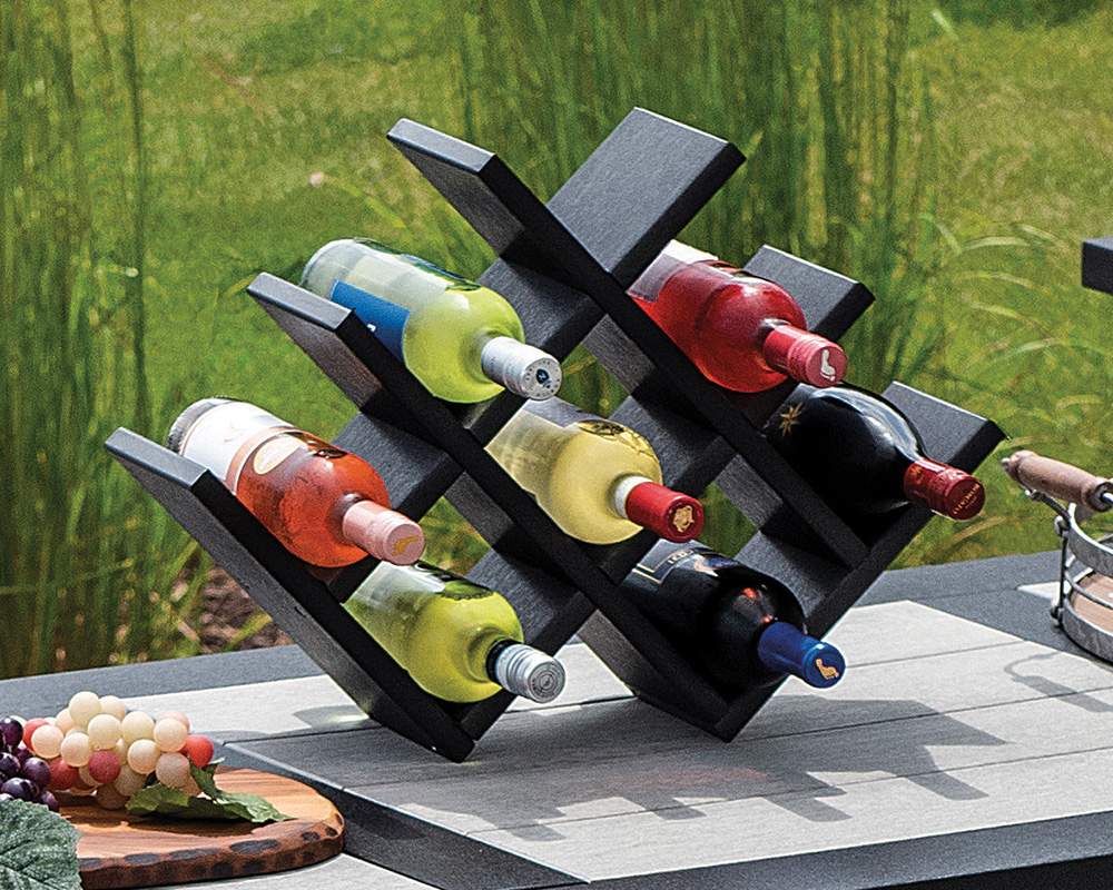 Wine Bottle Rack.