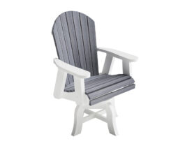 Fanback Swivel Chair.