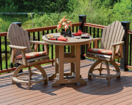 Cozi-Back Swivel Rocker Dining Chair.