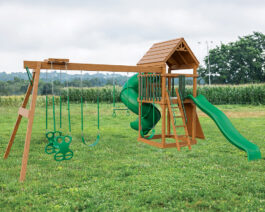 Patiova 5x5 Challenger Wooden Playset - Layout #1, Lifestyle.
