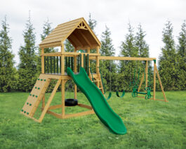 Patiova 6x6 Challenger Wooden Playset - Layout #2, Lifestyle.