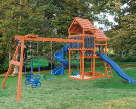 Patiova Castle Layout #3 Wooden Playset, Lifestyle.