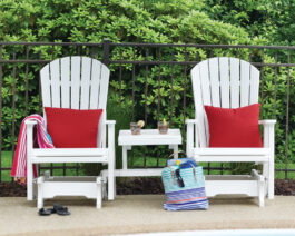 Comfo-Back Glider Settee.