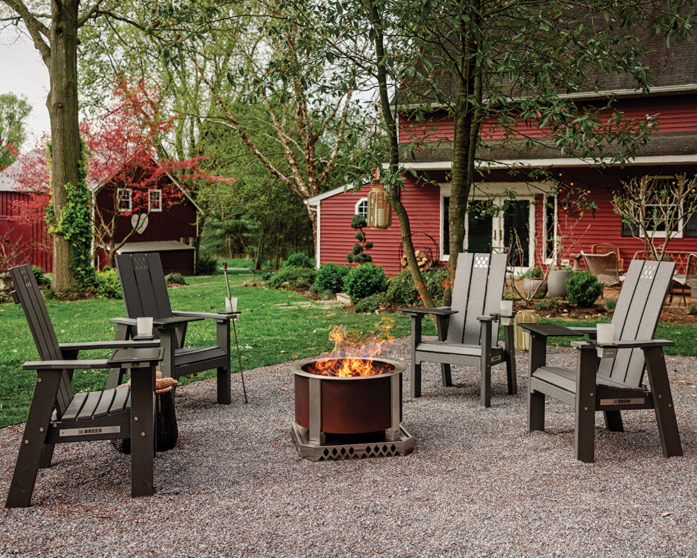 Outdoor fire pit chair sets best sale
