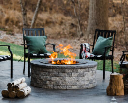 Breeo X19 Insert Ring Built-In Fire Pit.
