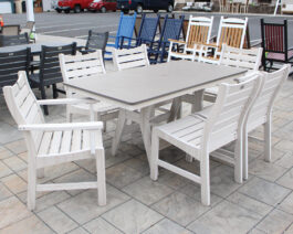 Harbor 33" x 66" Dining Table Set.