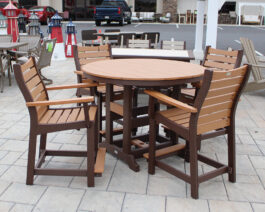 Bristol 48" Round Counter Table Set.