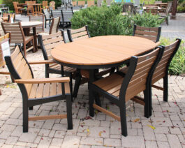 Harbor Oval Dining Table Set.