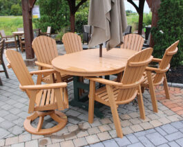 Garden Classic Oval Dining Table Set.