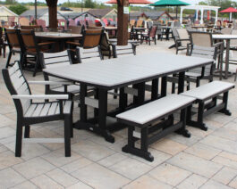 Garden Classic 44" x 96" Dining Table Set.