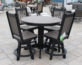 Conestoga 42" Round Counter Table Set.
