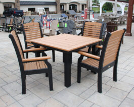 Homestead 44" Square Table Set.