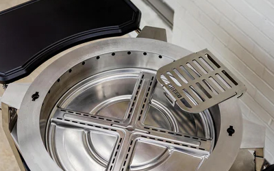 Live Fire Grill Skillet Rest.