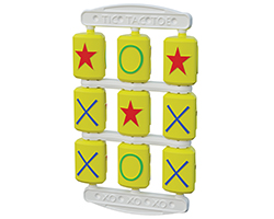 Quality Hillside Tic-Tac-Toe Panel.