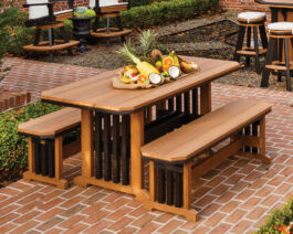 Mission 44x60 Table Set.