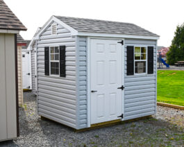LC252003 6x8 Vinyl A-Frame Shed.