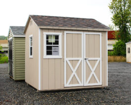 8x8 Painted A-Frame Shed.